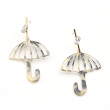 Bijoux d&#39;oreille mignonne en forme de parapluie personnalisé pour fille la plus récente tendance 2021 boucles d&#39;oreilles de mode coréennes